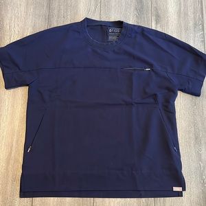 Figs Navy Limited Ed. Style Scrub Top